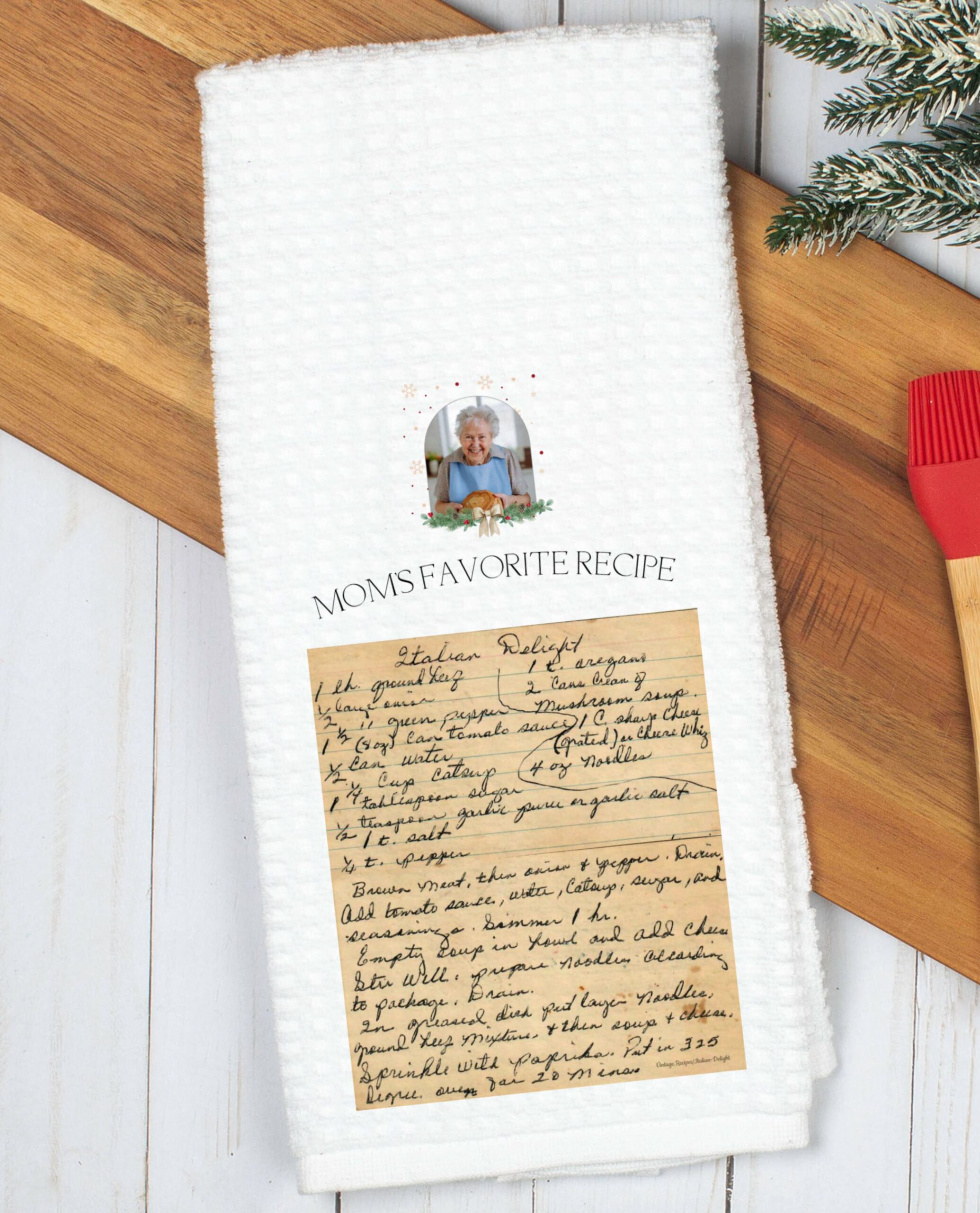 handwritten recipe towel (3)